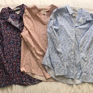 L.L. Bean Button Down Top Lot